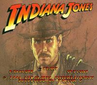 une photo d'Ã©cran de Indiana Jones Greatest Adventures sur Nintendo Super Nes